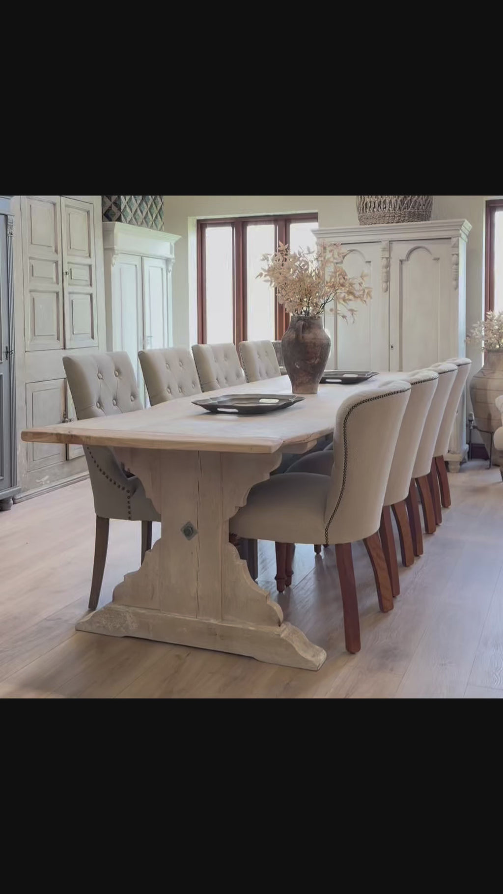 THE COTSWOLD | Reclaimed Tulip Wood Dining Table (305cm x 90cm) — One of One