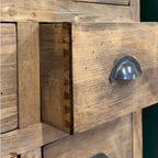 Handcrafted Pine Multi-Drawer Cabinet - Apothecary Chest