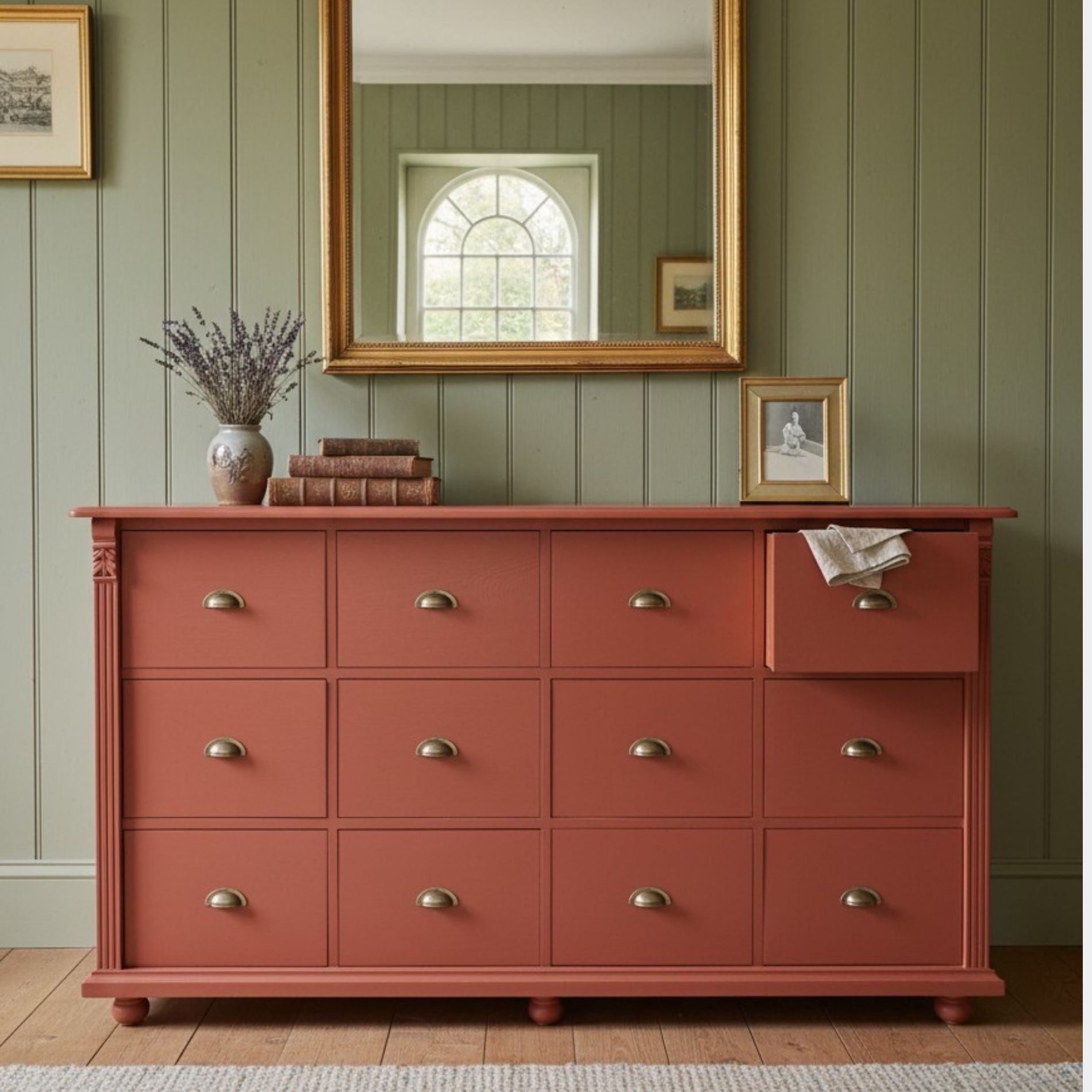 Twelve-Drawer Chest of Drawers — Handmade Solid Wood Storage