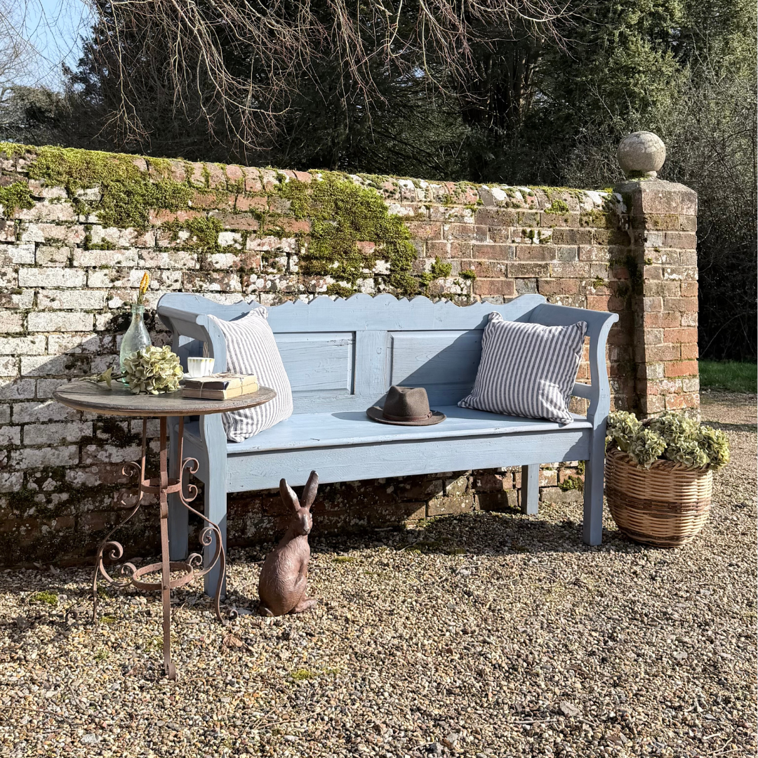 Rustic Grey Dutch Hallway Bench
