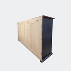 Black Twelve-Drawer Chest of Drawers — Handmade Solid Wood Storage