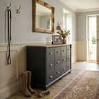 Black Twelve-Drawer Chest of Drawers — Handmade Solid Wood Storage