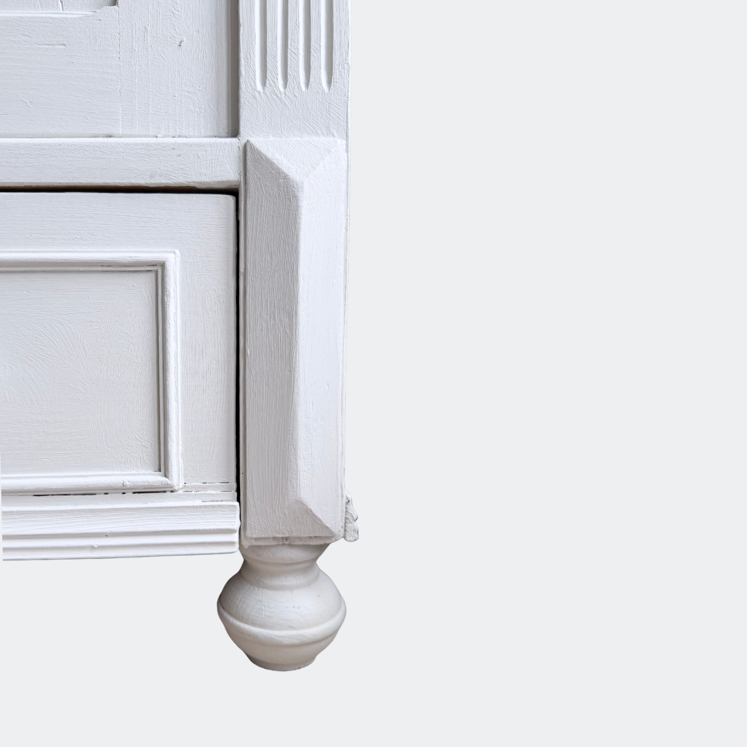 White Vintage Reclaimed Pine Cabinet