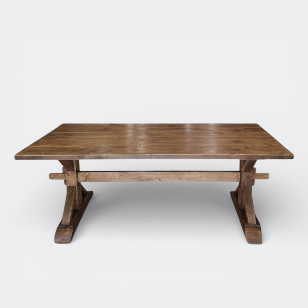 Reclaimed Pine Farmhouse Dining Table - Country Living