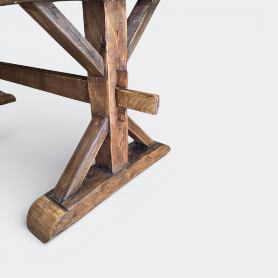 Reclaimed Pine Farmhouse Dining Table - Country Living