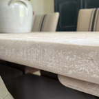 THE COTSWOLD | Hand-Carved Reclaimed Pedestal Dining Table