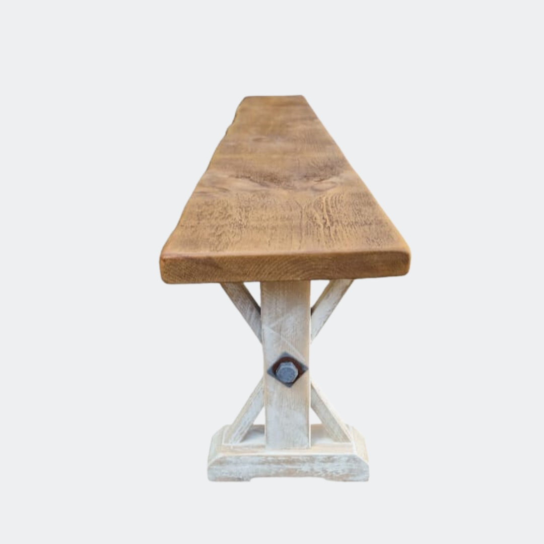 Rustic Wooden Table Bench