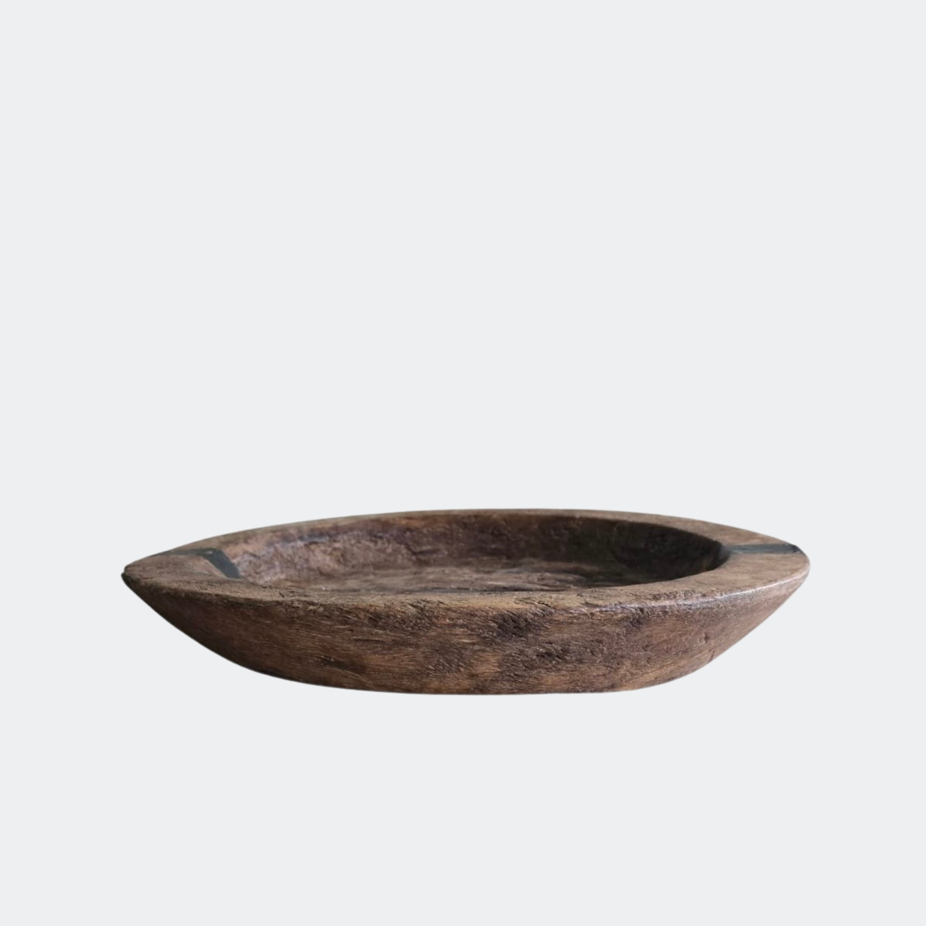 Vintage Rustic Wooden Decorative Bowl