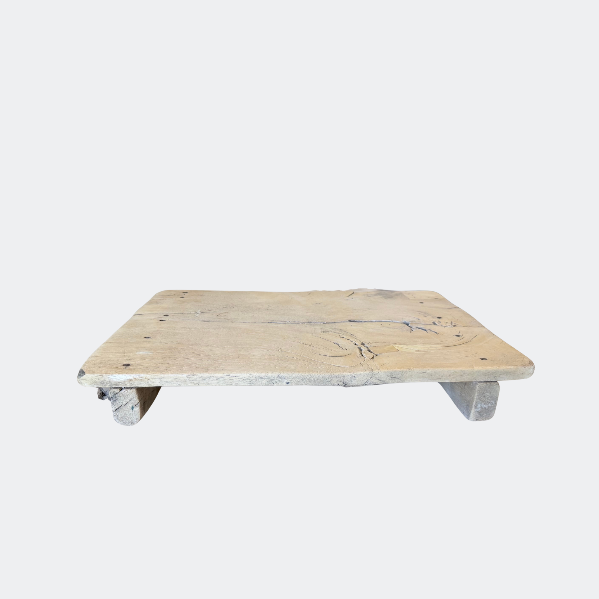 Reclaimed Wood Rustic Tray Stand