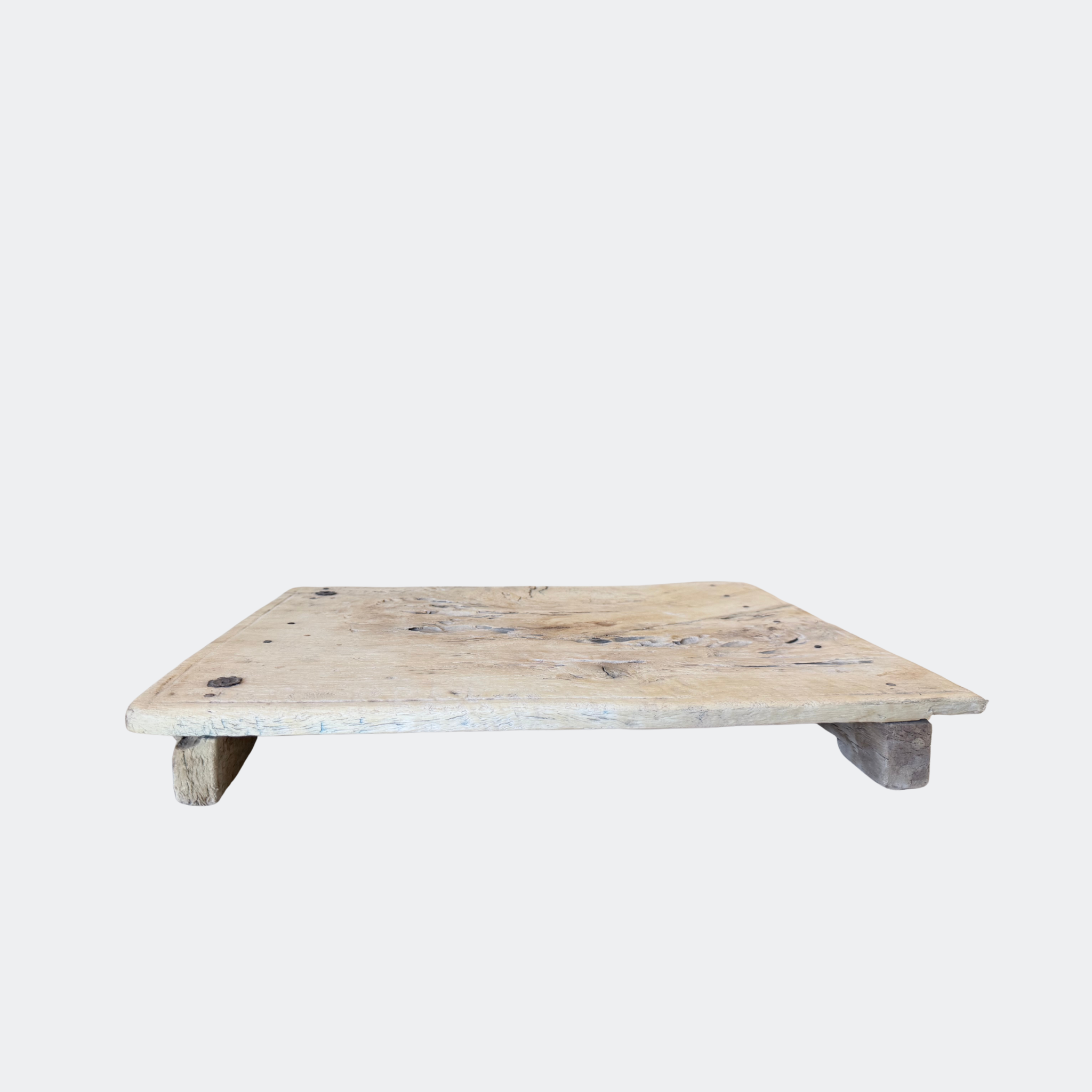Reclaimed Wood Rustic Tray Stand Medium