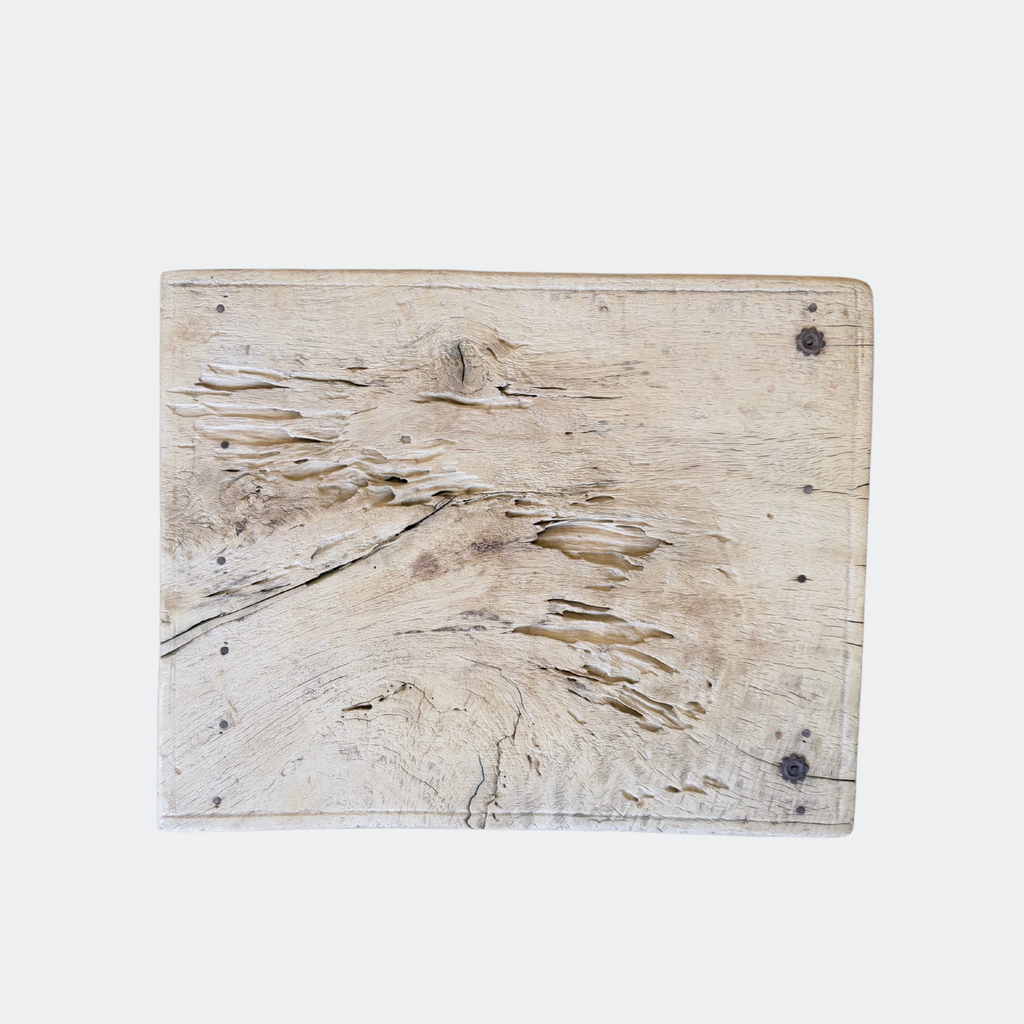 Reclaimed Wood Rustic Tray Stand Medium