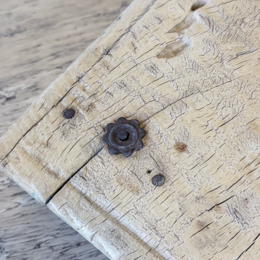 Reclaimed Wood Rustic Tray Stand Medium