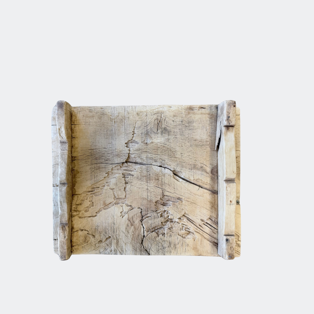 Reclaimed Wood Rustic Tray Stand Medium