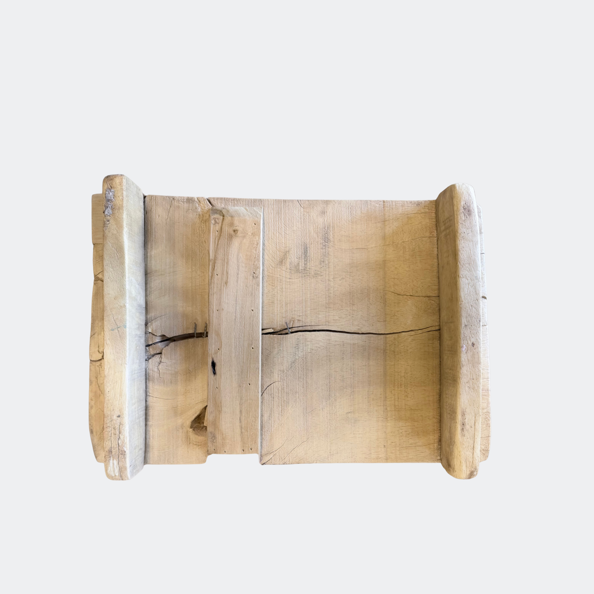 Reclaimed Wood Rustic Tray Stand