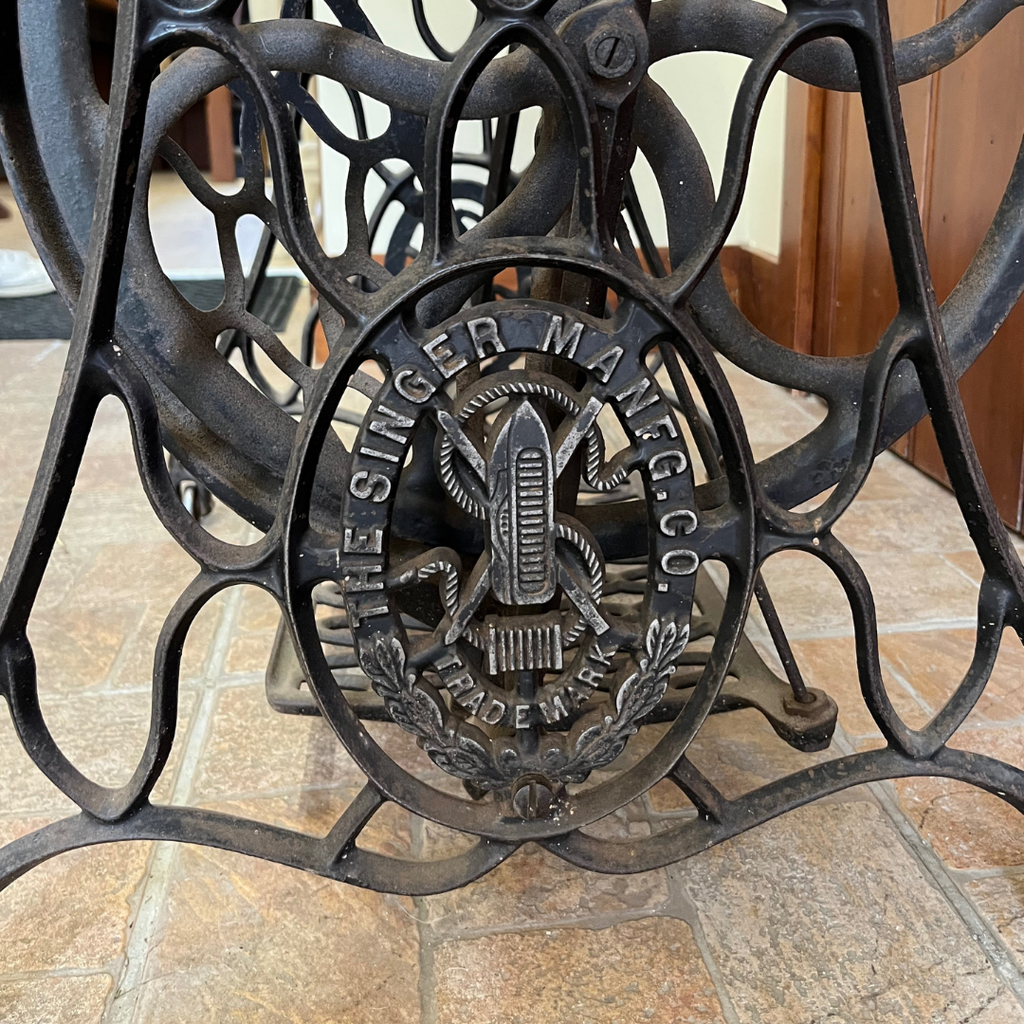 Vintage Singer Sewing Machine Table