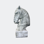 White Horse Bust Statue