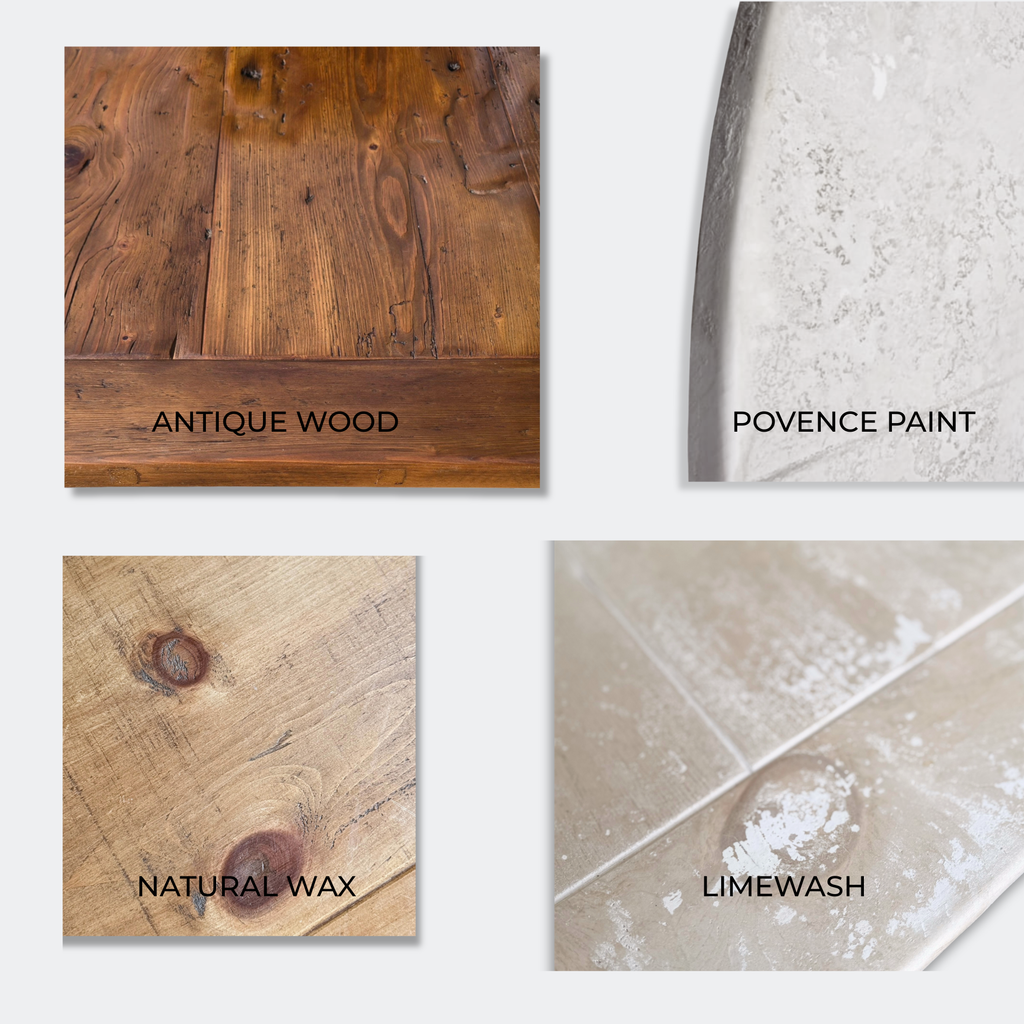 The Ashford: Hand-Carved Antique Dining Table