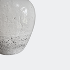 Rustic Ceramic Table Lamp with Natural Linen Shade