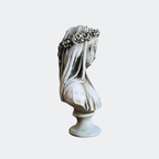 Veiled Woman Bust Sculpture