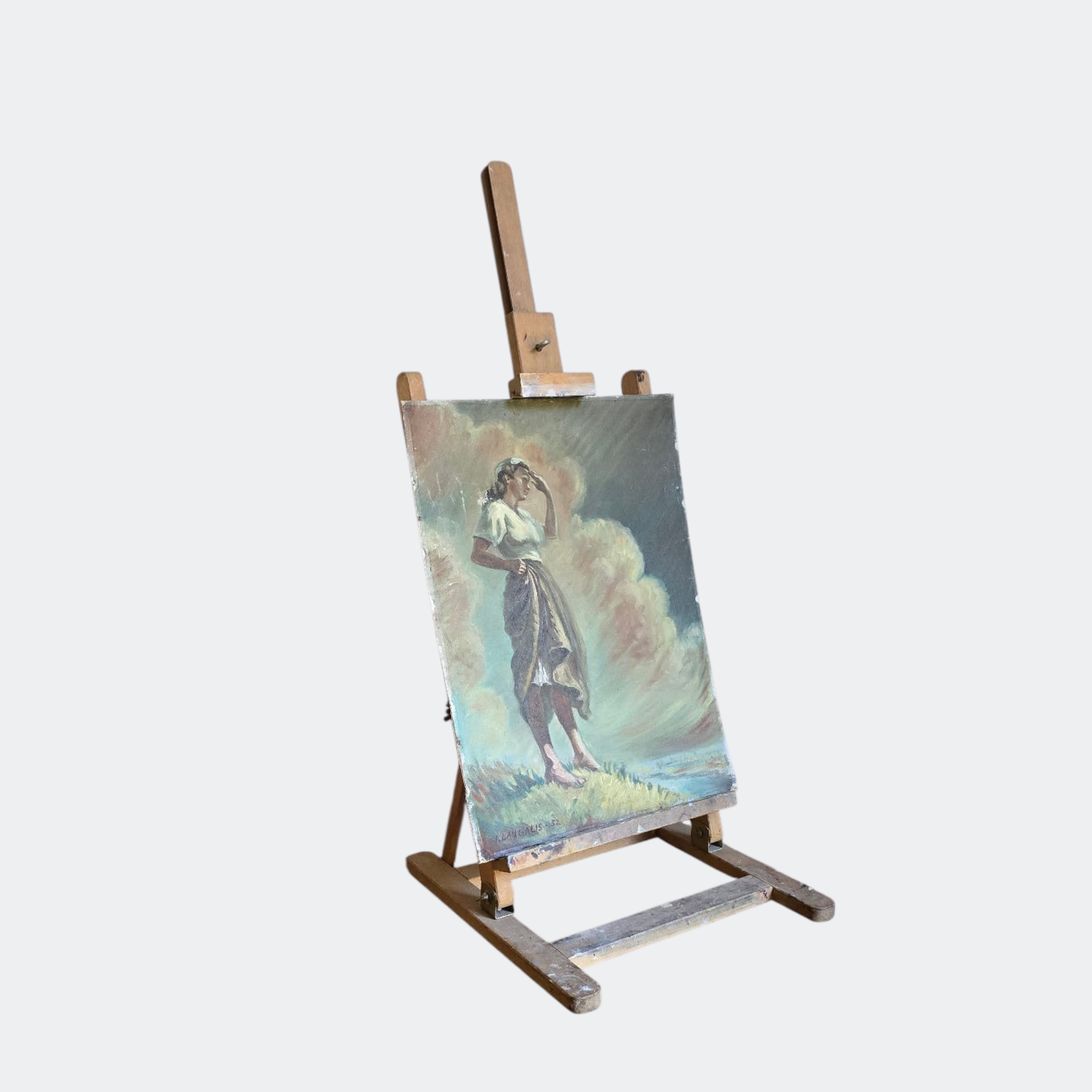 Vintage Wooden Artist's Easel