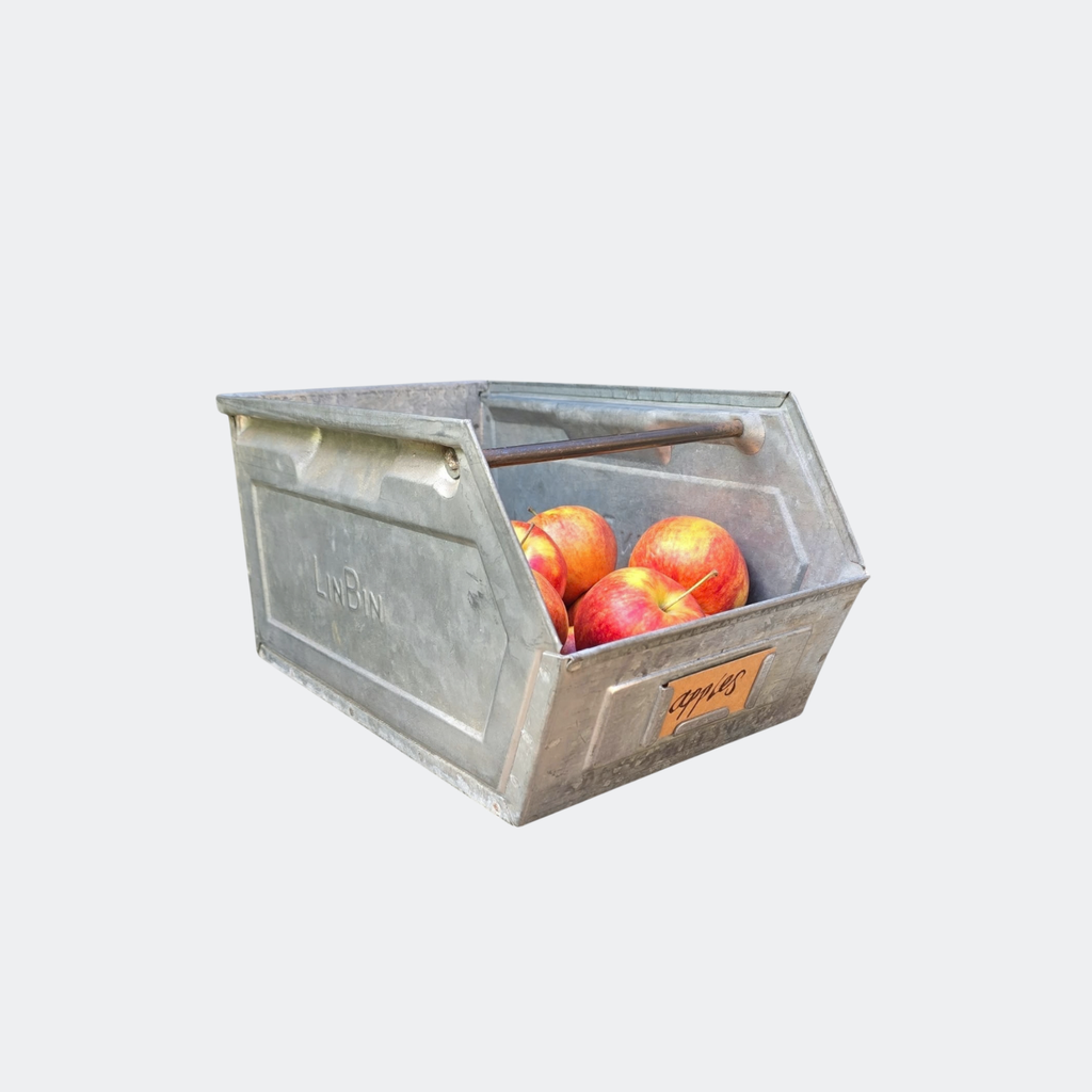 Reclaimed Pine Storage Unit with Industrial Tub 5 Drawers