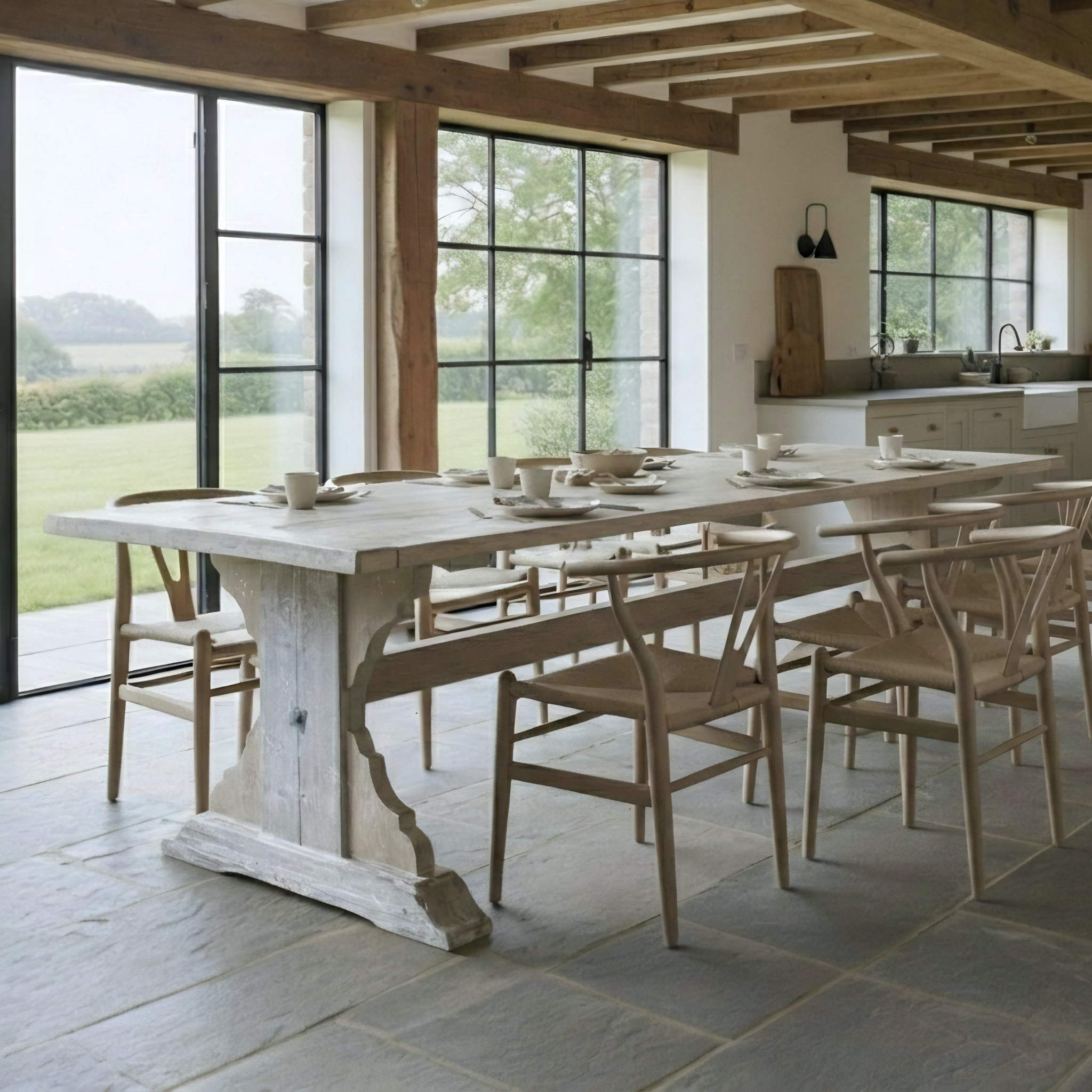 THE COTSWOLD | Handmade Reclaimed Pine Dining Table