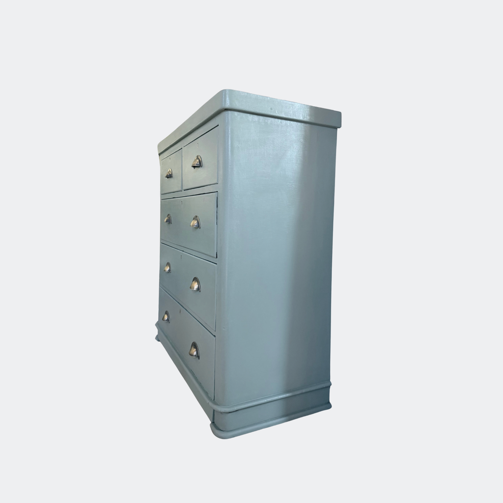 Vintage Painted Chest of Drawers | Blue-Grey