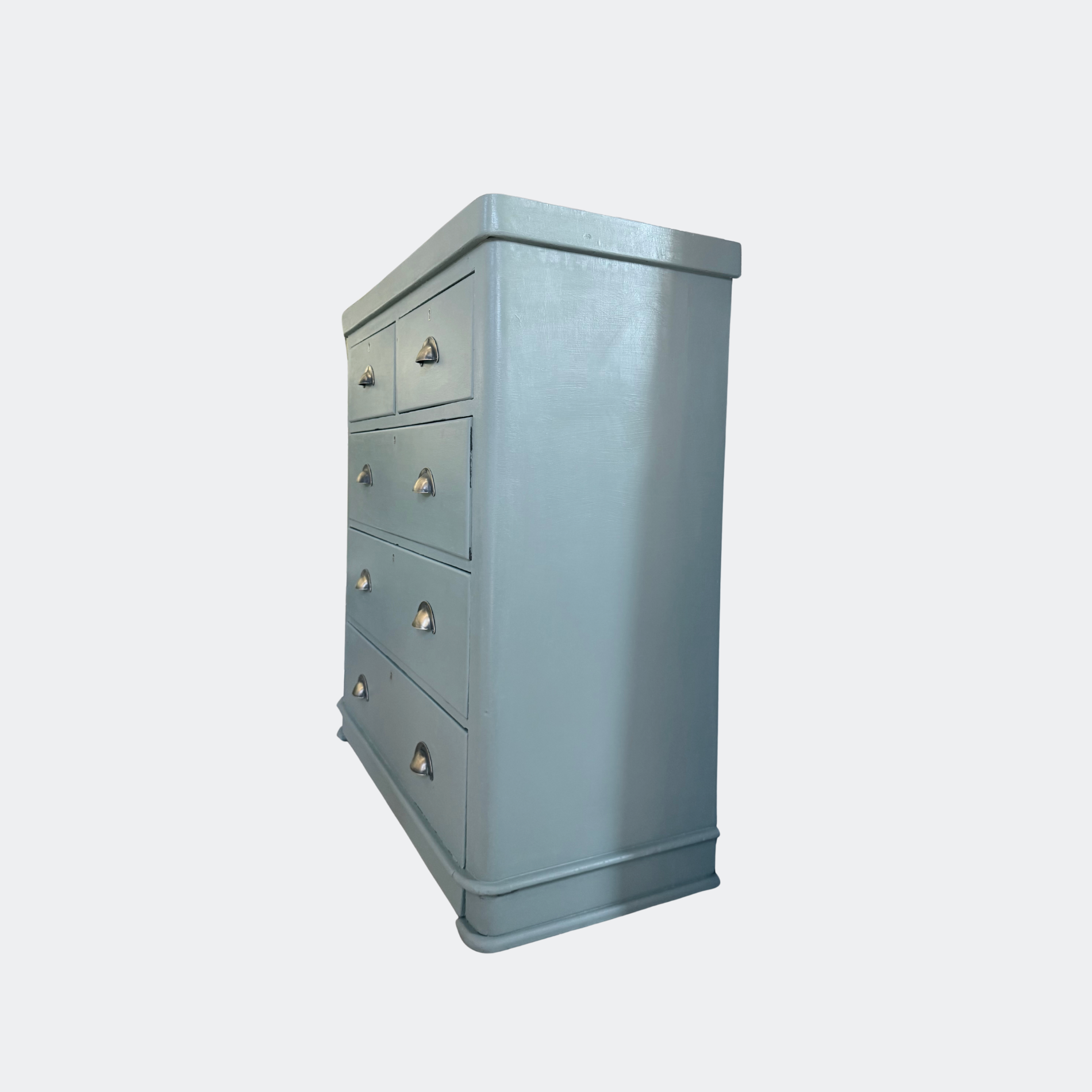 Vintage Painted Chest of Drawers | Blue-Grey