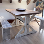 Small Rustic Bench | Reclaimed Wood