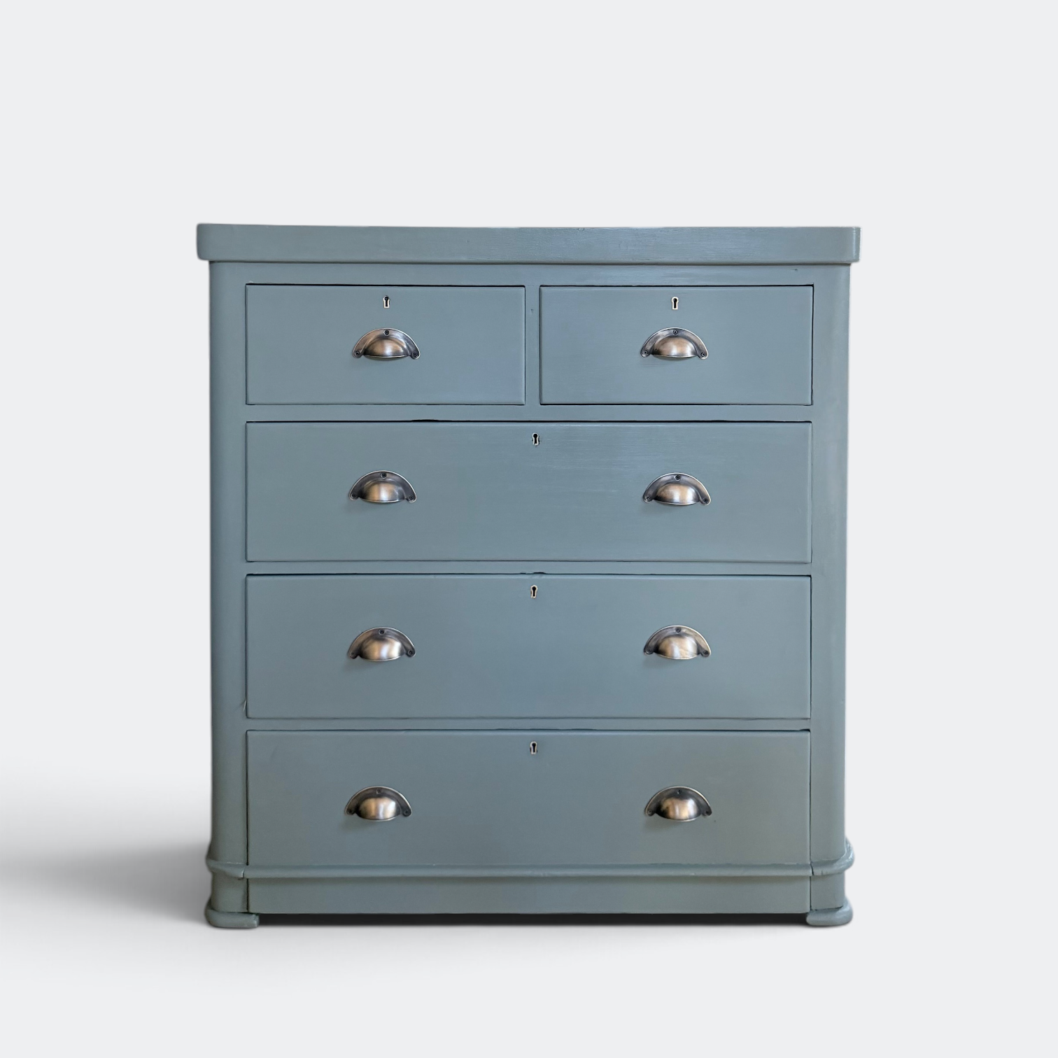 Vintage Painted Chest of Drawers | Blue-Grey