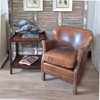Vintage Mahogany Tray Side Table