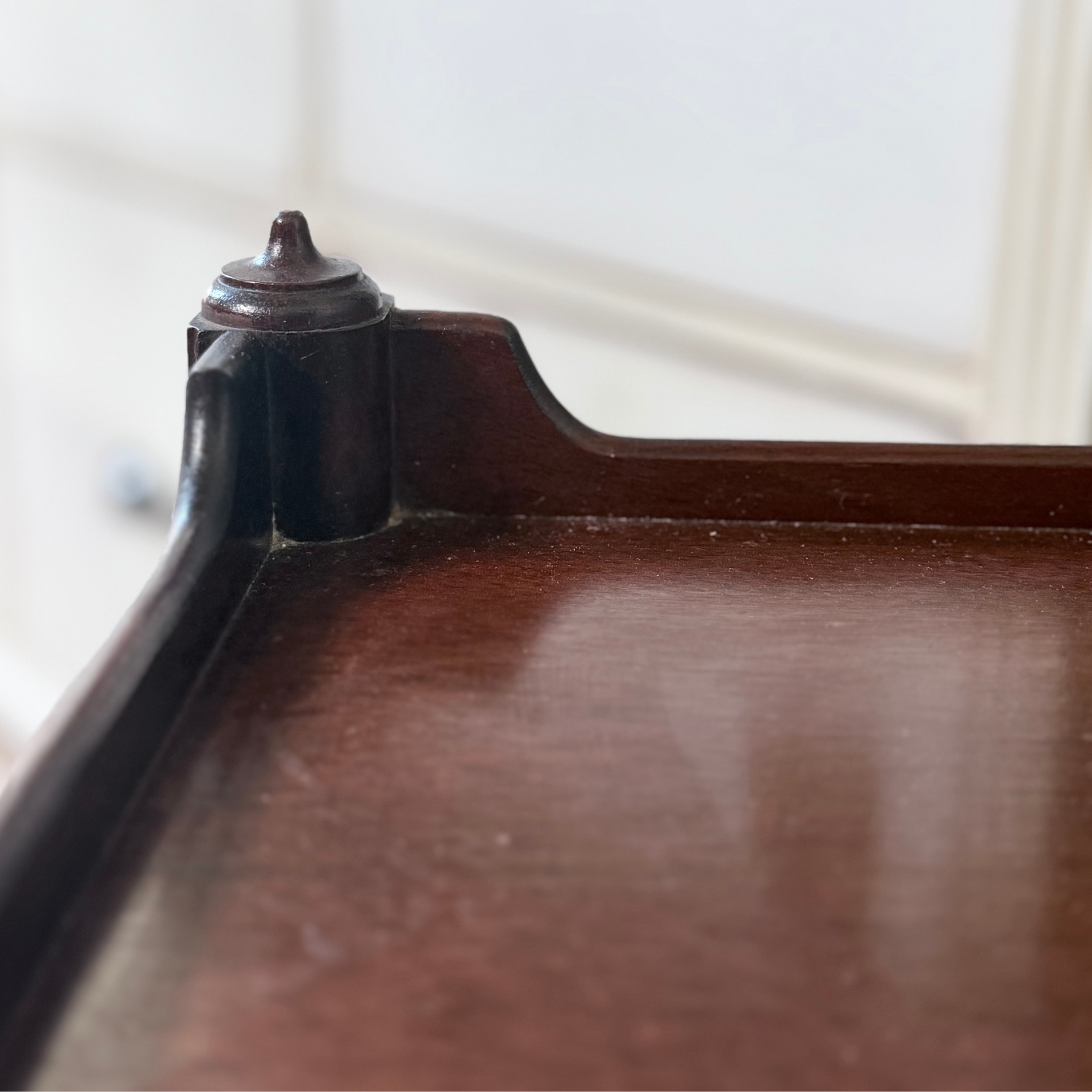Vintage Mahogany Tray Side Table