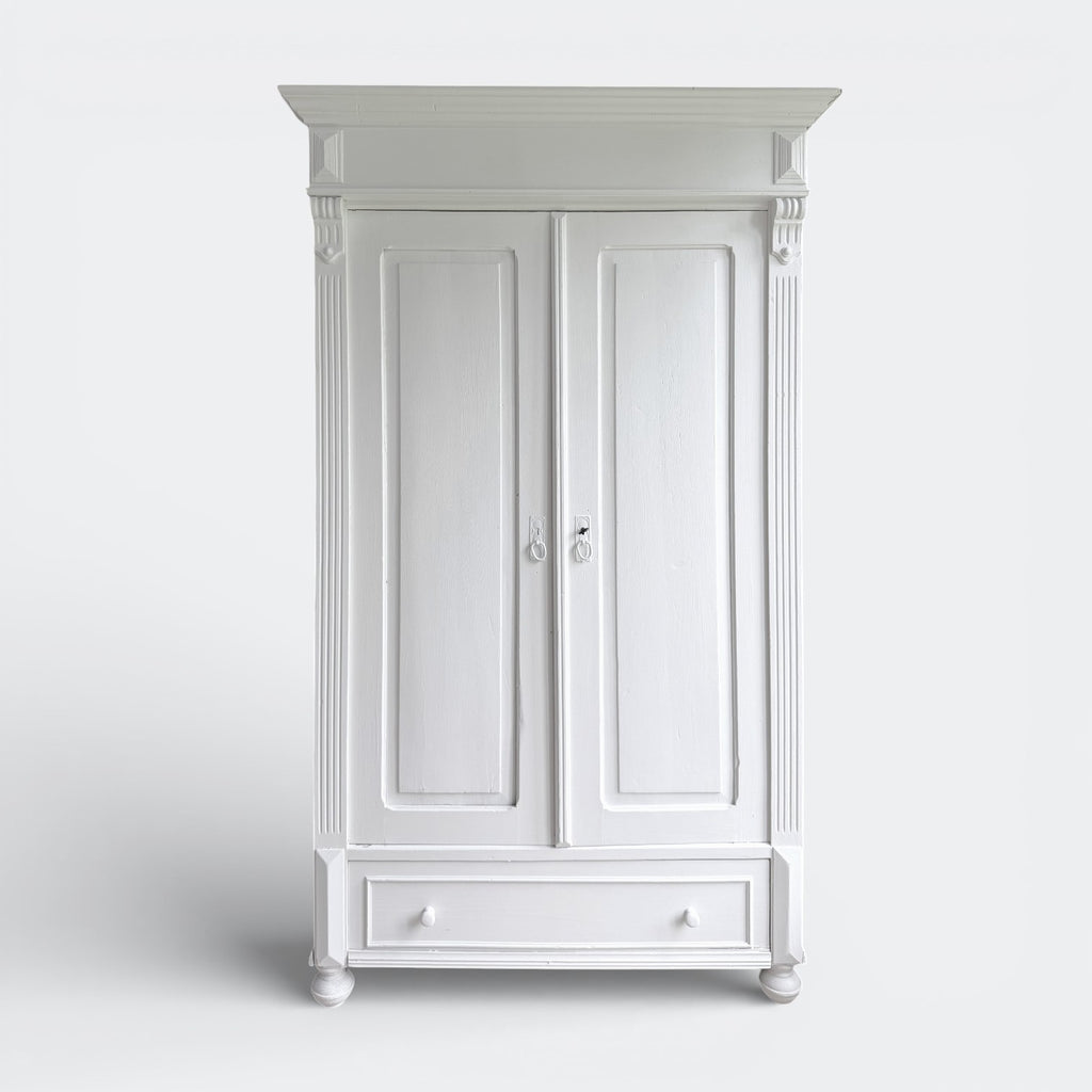 White Vintage Reclaimed Pine Cabinet