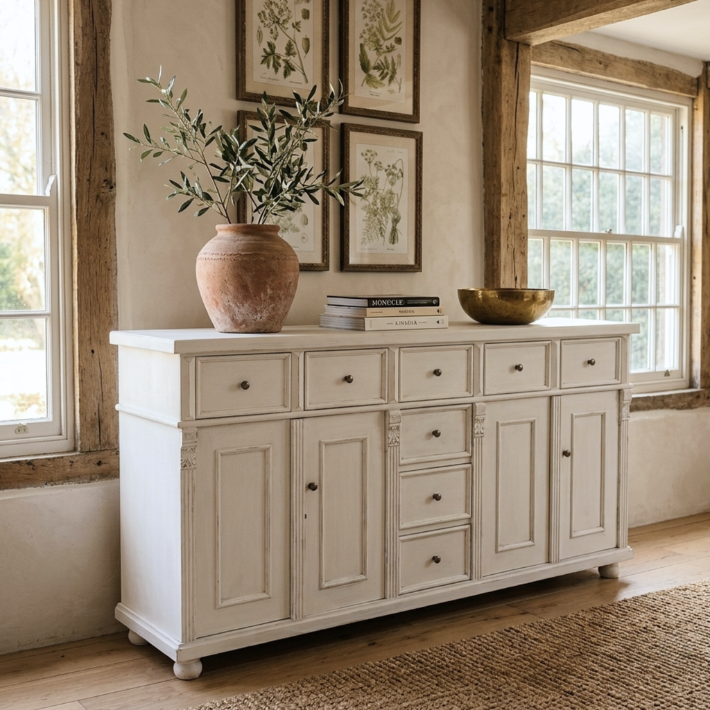 Rustic Sideboard – Solid Pine, Handmade in Europe