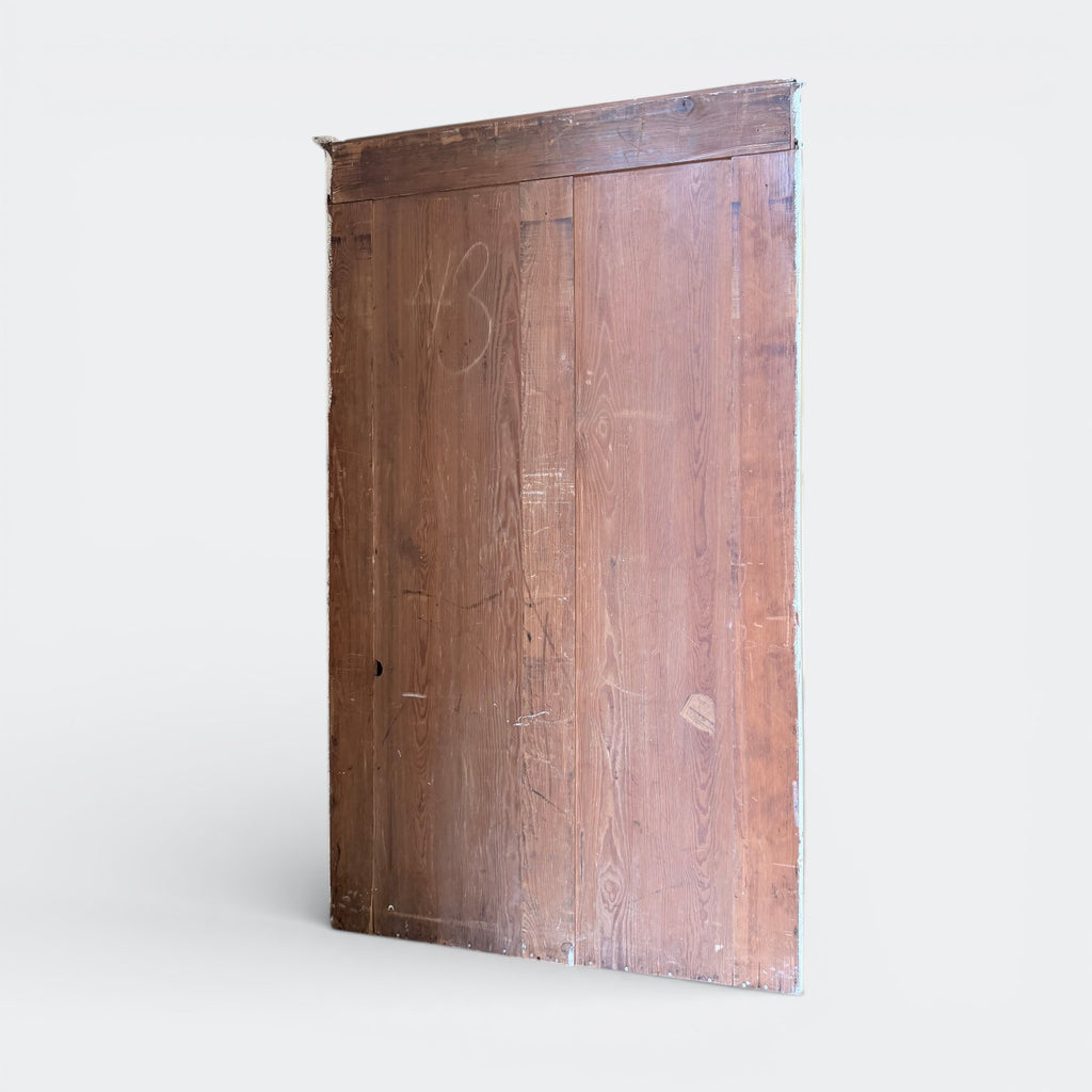 Vintage Reclaimed Pine Wardrobe in Distressed White