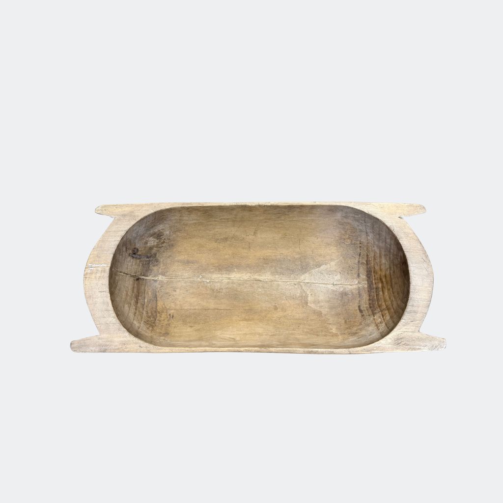 Antique Reclaimed Wood Decorative Bowl