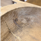 Antique Reclaimed Wood Decorative Bowl